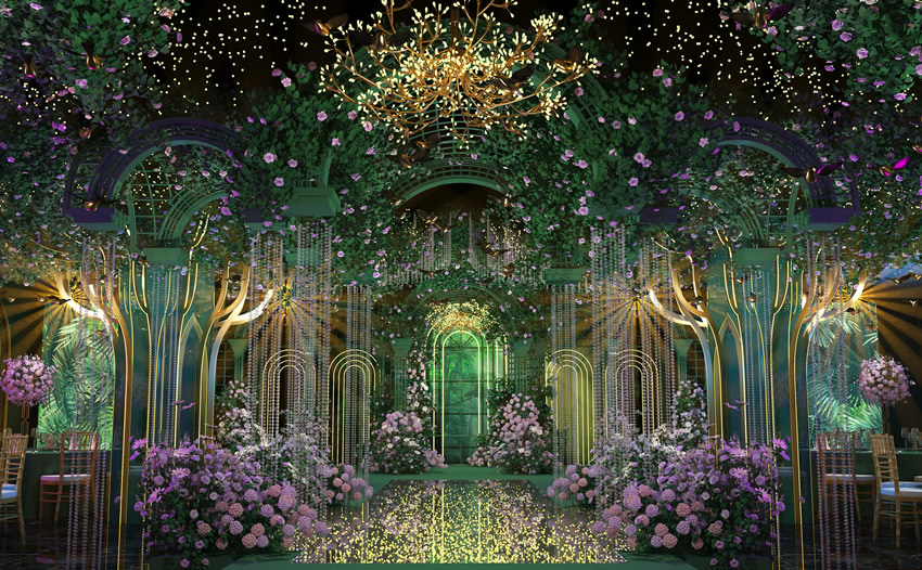 白河奇妙森林婚礼堂效果展示